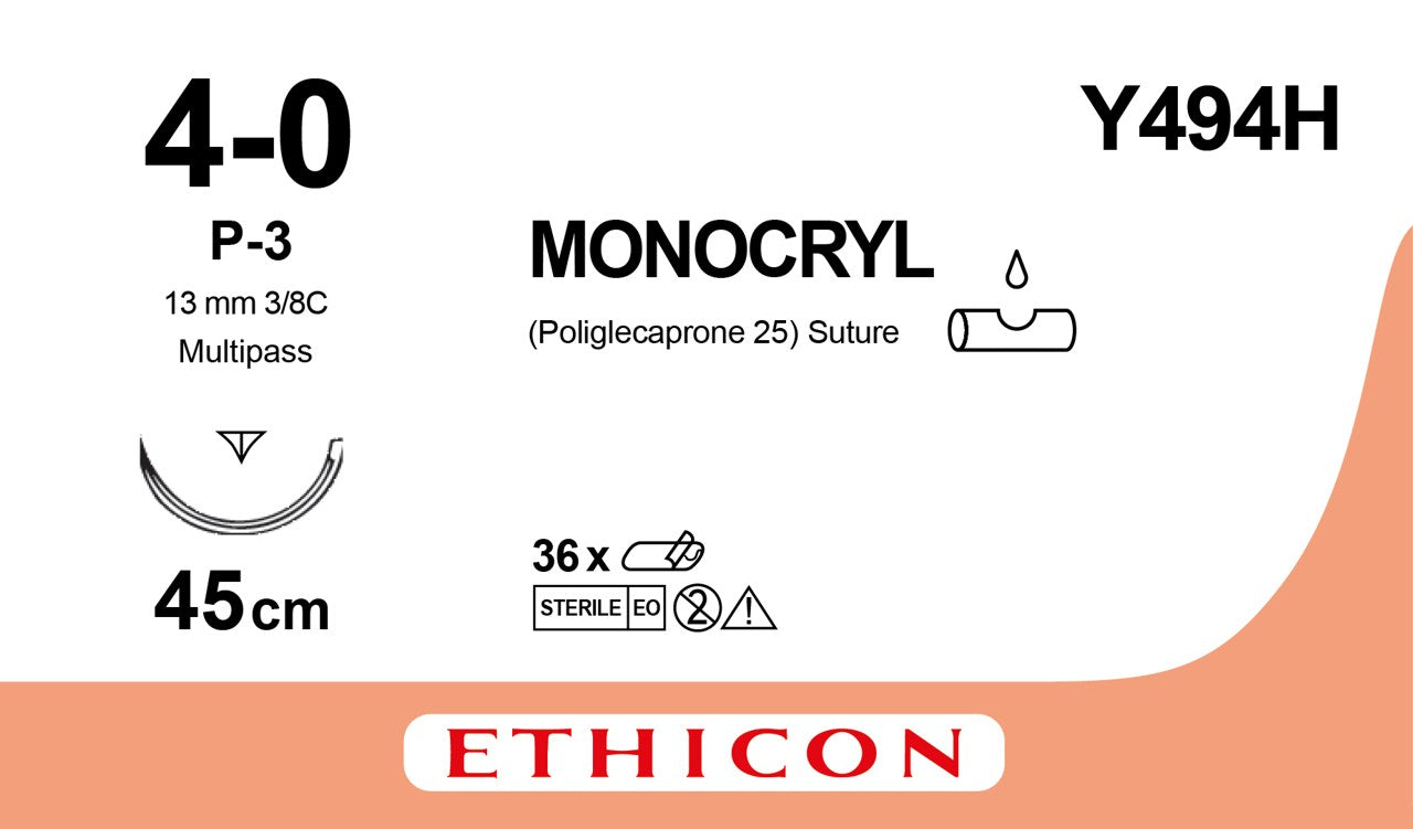 SUTURA MONOCRYL ETHICON 36pz