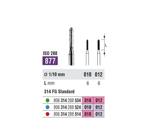 FRESE DIAMANTATE SSWHITE 877 5pz