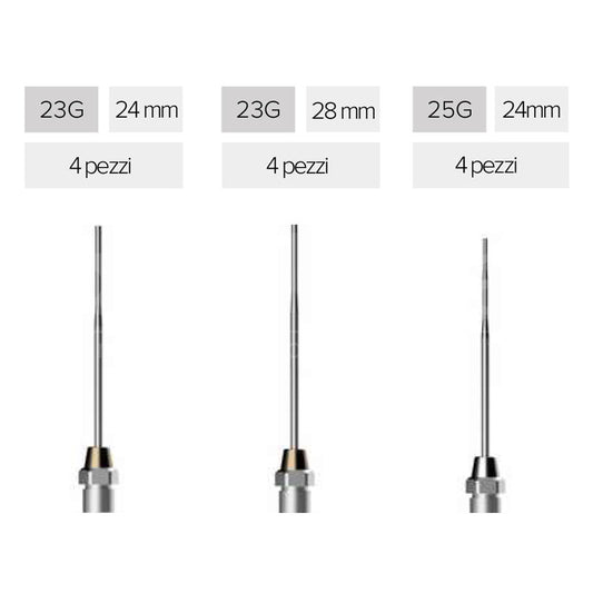AGHI PER SISTEMA FI-G 25G 24mm 4pz