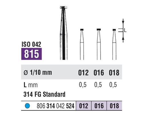 FRESE DIAM.SSWHITE FG 815 018 grana media 5pz