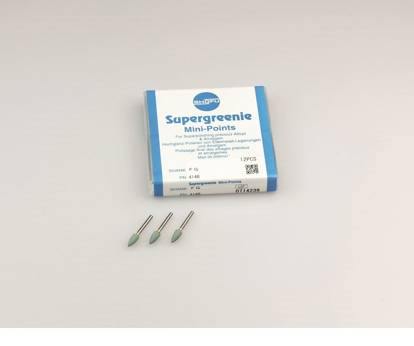 ABRASIVI SUPERGREENIE SHOFU 402A coppetta CA 12pz.