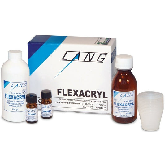 FLEXACRYL HARD ROSA POLV.+LIQUIDO KIT COMPLETO