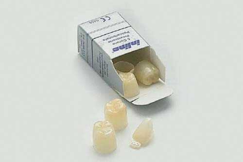 CORONE POLICARBONATO PER MOLARI INLINE RICAMBI 5pz