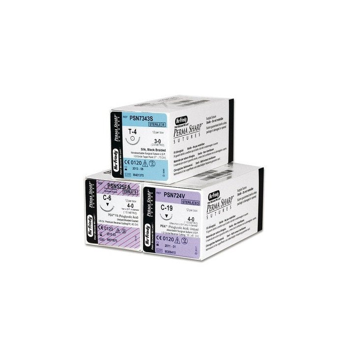 SUTURE PGA PERMASHARP PSN494V 4/0 C-3 12pz