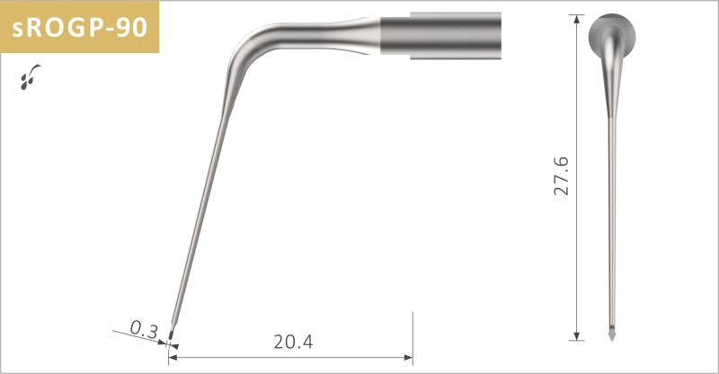 INSERTO SROGP-90 ACCESS LONG CANALS 90° TIPO SATELEC