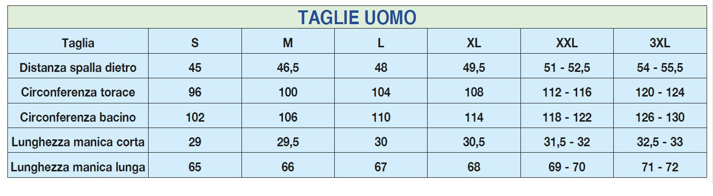 CASACCA UOMO PISA MANICA CORTA-LUNGA