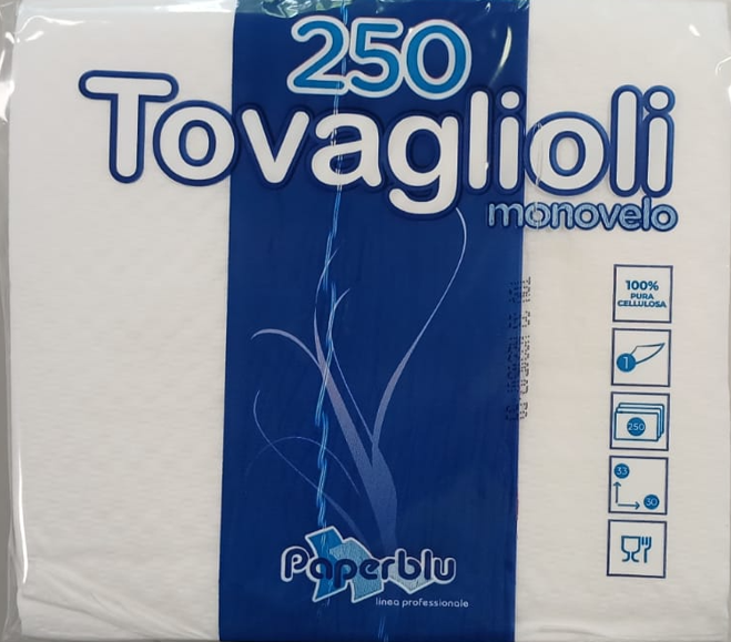 TOVAGLIOLI BIANCHI 33x30cm 1 VELO 5000pz