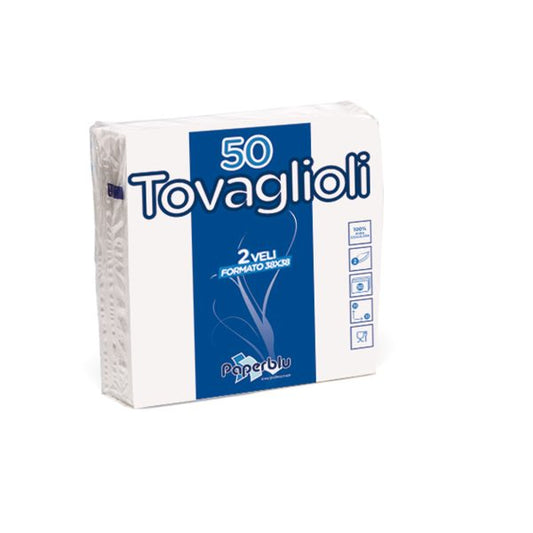 TOVAGLIOLI BIANCHI 33x30cm 1 VELO 5000pz