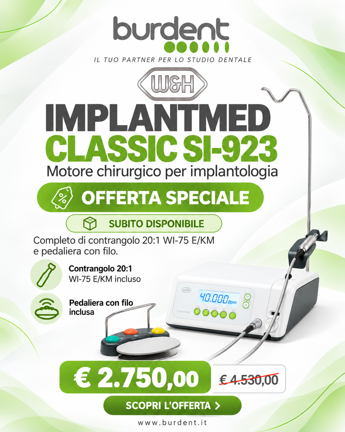 Offerta W&H Implantmed Classic SI-923